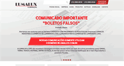 Desktop Screenshot of lumalux.com.br